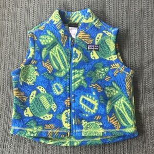 Vintage Patagonia Turtle Fleece Vest, 18m